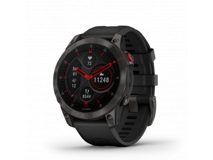 Garmin Epix Gen 2 Sapphire 47 mm Titan Black/Black Silicone Band