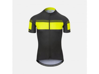 Dres Giro Chrono Sport Jersey Black/Hi Yellow Sprint