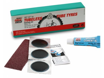 Lepení TipTop pro bezdušové pláště Tubeless & Tube Tyres