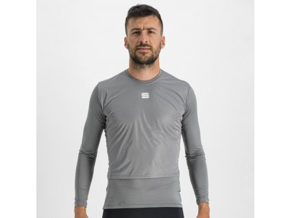 triko dlouhý rukáv Sportful Fiandre Thermal Layer Long Sleeve Ash Grey