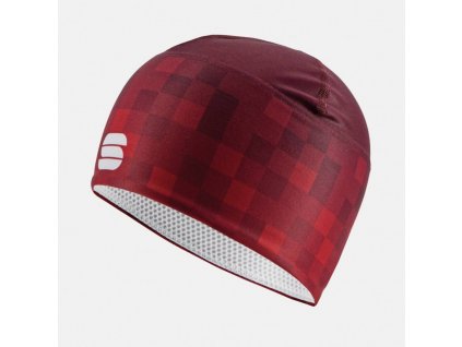 Čepice letní Sportful Squadra Hat Red Wine/Red Rumba