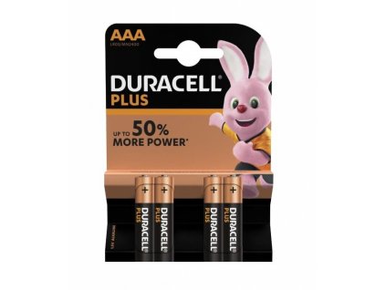 Duracell Baterie mikrotužkové AAA Basic 4 kusy