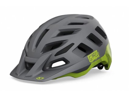 Helma Giro Radix Mat Metalic Black/Lime