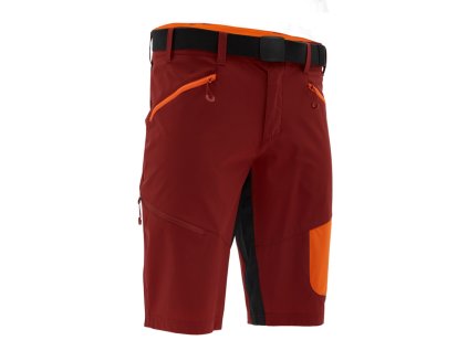 kraťasy volné Silvini Rango PRO MP2225 Merlot/Orange