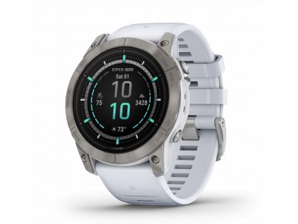 Garmin Epix PRO Gen 2 Sapphire 51 mm Titanium / Whitestone Band