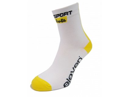 Ponožky Velosport Strada Compress White/Yellow