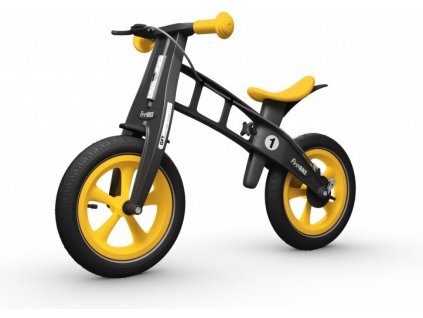 Odrážedlo First Bike Limited Edition Yellow Black/Yellow