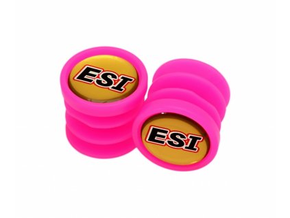 Záslepky řídítek ESIgrips Bar Plugs Pink