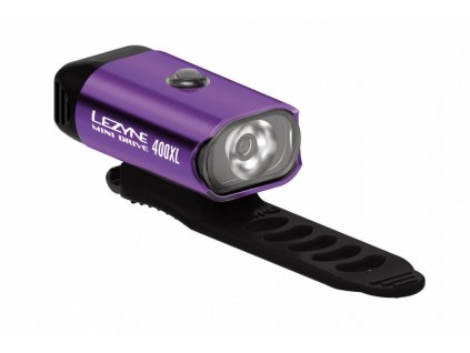 Světlo Lezyne Mini Drive 400 XL Purple/Hi Gloss