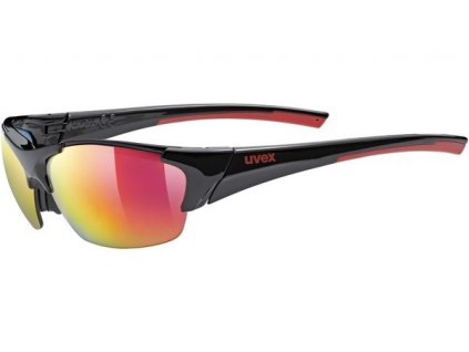 Brýle Uvex Blaze III 2.0 Black/Red - Mirror Red