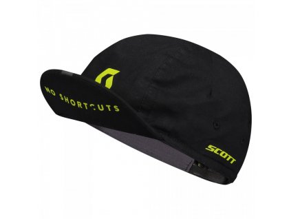 Čepice letní Scott Cycling Cap no Shortcuts Black/Sulphur Yellow