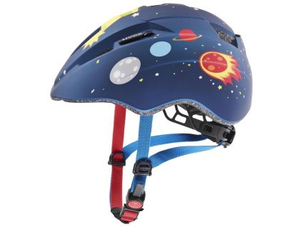 Dětská helma Uvex Kid 2 CC Dark Blue Rocket Mat