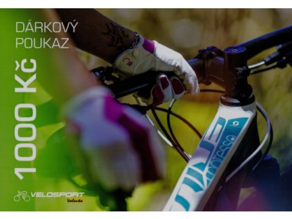 VELOSPORT DÁRKOVÝ POUKAZ 1000 Kč