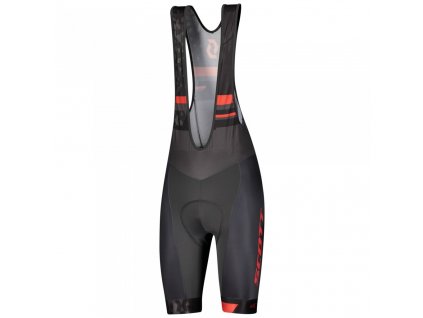 Kraťasy Scott Bibshorts RC Team ++ dark grey/fiery red