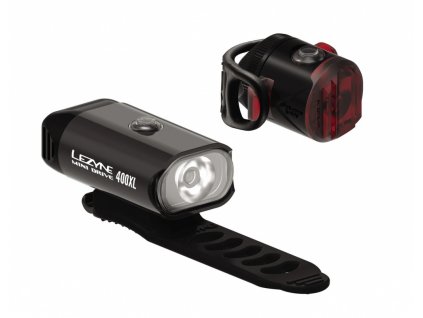 Sada světel Lezyne Mini Drive 400/Femto USB Drive Pair Black