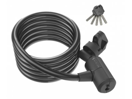 Zámek Syncros Masset Coil Cable Key lock Black