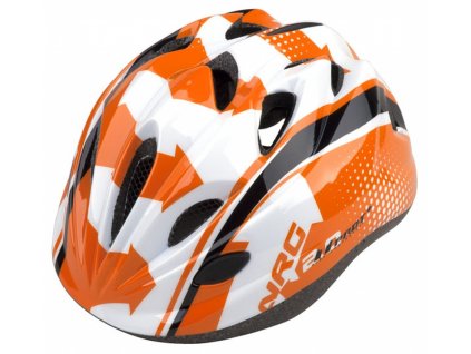 Dětská helma PRO-T Toledo In Mold Orange/White/Black NRG