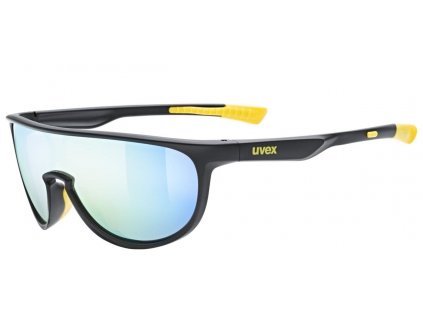 Uvex dětské brýle Sportstyle 215 Black Matt/Mirror Yellow