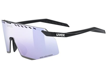 Uvex brýle Pace Stage CV Black Matt/Mirror Lavender