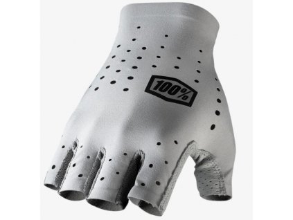100% rukavice SLING Bike Short Finger Gloves Grey
