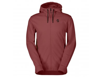 Scott mikina Tech Zip Hoody Zip Dusk Red