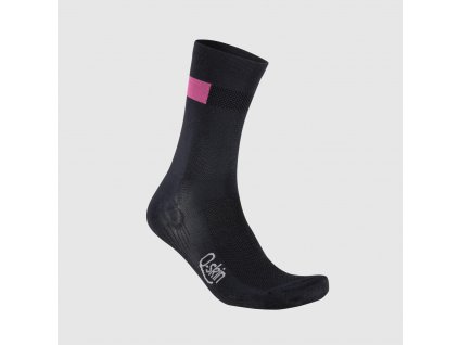 Sportful ponožky Snap W Socks Black/Carmine Rose