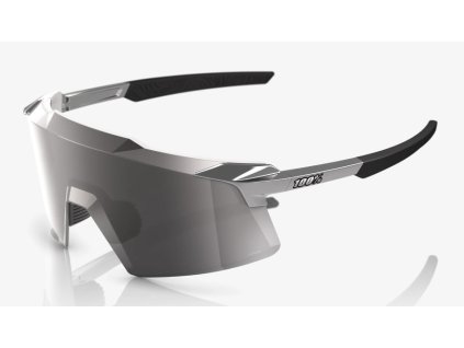 100% brýle AeroCraft Gloss Grome/HiPER Silver Chrome Lens