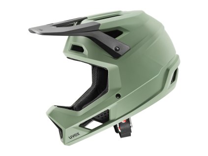 Uvex helma Ravage Moss Green/Black Matt