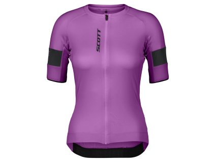 Scott dres W's Endurance Pro SS Liquid Purple/Black