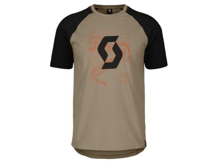 Scott triko Tee Icon Raglan SS Toast Beige/Black