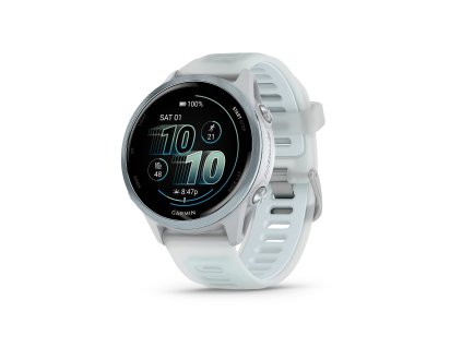 Forerunner570 42mm CloudWhitestone HR Front Left 0008 FRx570 42mm White Hero