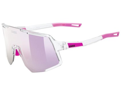 Uvex brýle Sequenze Clear/Mirror Pink
