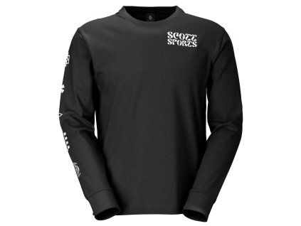 Scott triko Tee Graphic LS Black