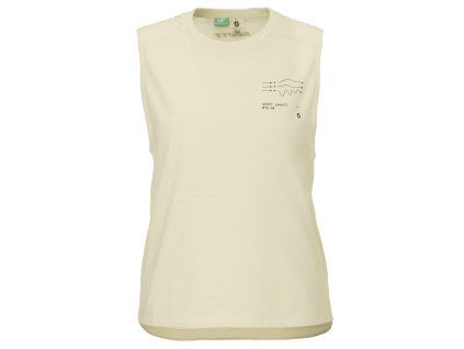 Scott tílko Tank W's Vertic DRI pastel yellow