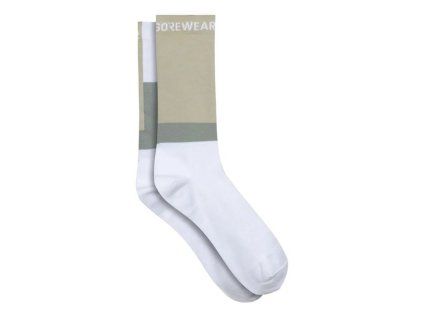 Gore ponožky Essential Block Socks White/Tech Beige