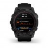 Garmin Fenix 7X Sapphire Solar Titan Black/ Black Silicone Band