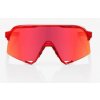 Brýle 100% S3 LE PEter Sagan Gloss Translucent Red/Hiper Red Mirror Lens