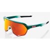 Brýle 100% S2 Gloss Metallic BORA/Matte White/ Hiper Red Multilayer Mirror Lens