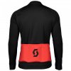 dres dlouhý rukáv Scott 21 RC Warm L/S Black/Fiery Red