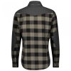 Dres Scott Trail Flow Check L/SL dust beige/dark grey