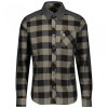Dres Scott Trail Flow Check L/SL dust beige/dark grey