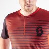 Dres Scott Trail Vertic Zip Dark Grey/Fiery Red