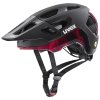 Uvex helma React MIPS Black-Ruby/Red Matt