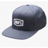 100% kšiltovka ICON Snapback Cap AJ Fit Heather Charcoal