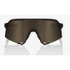 100% brýle S3 Soft Tact Black - Soft Gold Mirror Lens