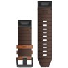 Garmin řemínek QuickFit 26mm kožený hnědý