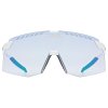 Uvex brýle Pace Stage Variomatic White Matt/Mirror Blue