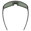 Uvex brýle Sequenze Black Matt/Mirror Green