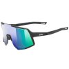 Uvex brýle Sequenze Black Matt/Mirror Green