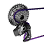 DT 2x 1036 purple chain extended